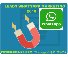 Lista Celulares Whatsapp Marketing 2018