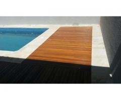 DECK DE MADEIRA MODULADO INSTALADO