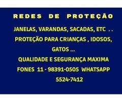 Telas de Proteção na Rua Leandro Dupret, Vila Clementino , (11)  98391-0505 Whats