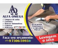 Alfa Ômega - Lavagem a Seco e impermeabilização de estofados Belo Horizonte Contagem e  Betim