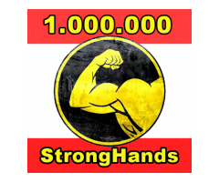 1.000.000 de moedas StrongHands (um milhão). entrega rápida (igual bitcoin dogecoin litecoin iota)