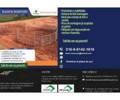 baias e bretes de aço