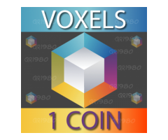 1 Voxels coin entrega rápida (igual bitcoin dogecoin ripple iota ethereum litecoin)