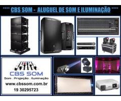 Aluguel de som e iluminação em valinhos 19 992298201