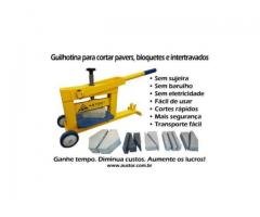 Guilhotina AST001 para corte de bloquetes