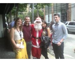 contratar papai noel , papai noel para véspera de natal