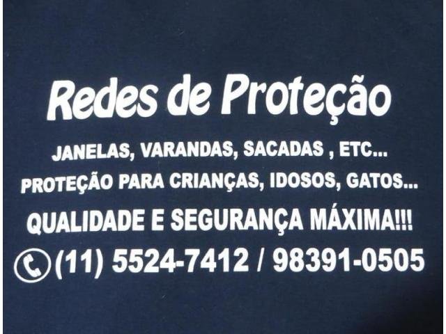 Redes de Proteção na Santa Cecilia, Rua das Palmeiras,