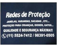 Redes de Proteção na Santa Cecilia, Rua das Palmeiras,
