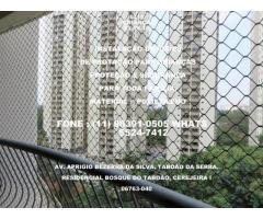 Redes de Proteção na Santa Cecilia, Rua das Palmeiras,