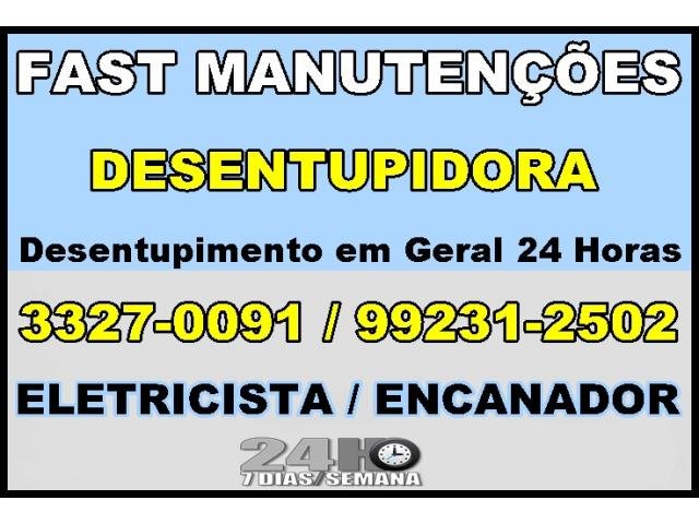 Desentupidora e Encanador 3327-0091 No Parque Imperador em Campinas