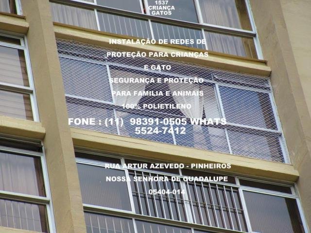 Redes de Proteção em Pinheiros, Rua Artur Azevedo , (11) 98391-0505 whats
