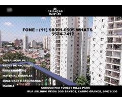 Telas de Proteção na Vila Maria, Rua Mussumes 543, (11) 98391-0505 whats