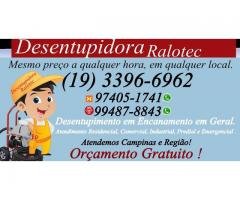 Desentupidora de Tanque em Campinas / Desentupimento 24 Horas 3396-6962 Visita Grátis