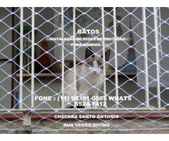 Telas de Proteção no Condominio Reserva São Francisco,  Jaguaré , 11 98391-0505