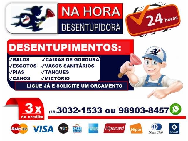 98903-8457 Desentupidora no Jardim Nova Esperança em Campinas