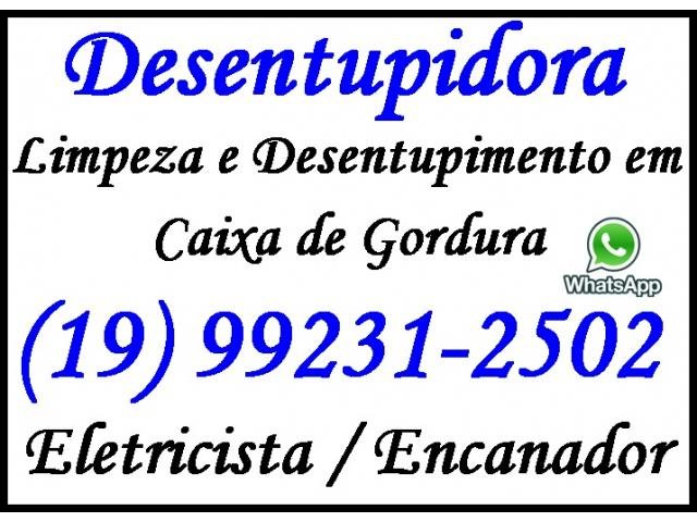 Limpeza em caixa de gordura 99231-2502 no Jardim das Paineiras em Campinas - Desentupidora