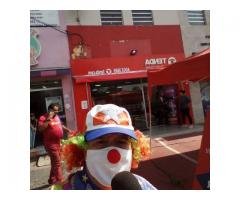 animador Palhaço locutor para promoções e eventos