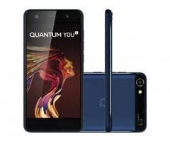 Smartphone Quantum You Light 32GB Azul Dual Chip - 4G Câm. 13MP + Frontal 8MP 5