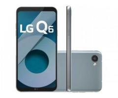 Smartphone LG Q6 32GB Platinum Dual Chip 4G - Câm. 13MP + Selfie 5MP Tela 5,5