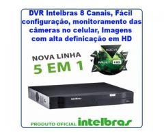 DVR INTELBRAS 8 CANAIS MULTI HD - MHDX 1008 - CFTV