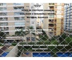 Redes de Proteção em Pinheiros, Rua Fradique Coutinho, (11) 98391-0505 whats