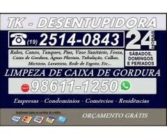 Desentupidora No Jardim Brasil em Campinas (19) 98611-1250 Visita Grátis