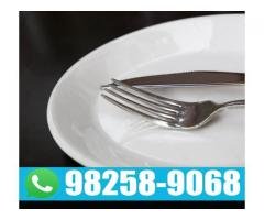 Aluguel de pratos e talheres