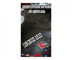 Desentupidora de Esgoto 3032-1533 na Vila Rehder, Americana - SP