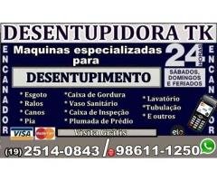Desentupidora na Vila Itapura em Campinas - Desentupimento de Esgoto em Geral (19) 2514-0843