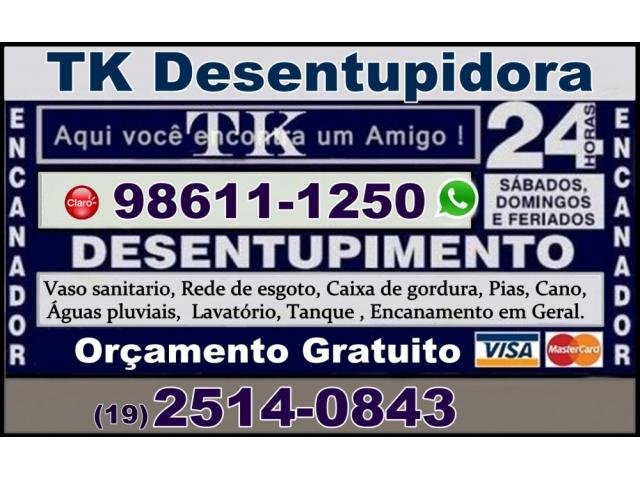 Desentupidora de Esgoto no Bonfim em Campinas - Desentupimento de Esgoto em Geral (19) 98611-1250