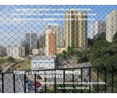 Instalação de Redes de Proteção na Vila Sonia, Rua Prof. José Horacio Meireles .