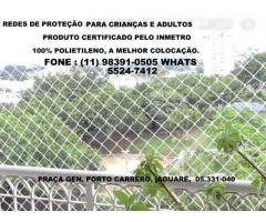 Instalação de Redes de Proteção na Vila Sonia, Rua Prof. José Horacio Meireles .