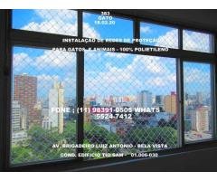 Telas de Proteção na Bela Vista, Av. Brigadeiro Luiz Antonio , (11) 98391-0505 zap