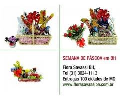 Cestas de pascoa BH, Contagem, São Joaquim De Bicas,  São Jose Da Lapa, Divinópolis, Itaúna FLORA