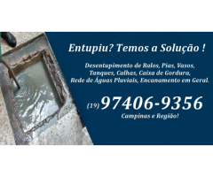 Desentupidora de Esgoto em Campinas (19) 97406-9356 Atendemos 24 Horas