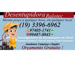 Desentupidora no Jardim Dos Oliveiras em Campinas (19) 3396-6962 Visita Grátis