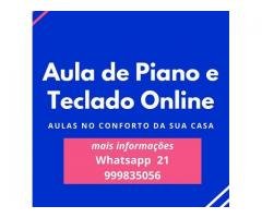 Professora Piano Teclado à distância On line