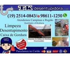 Tk Desentupidora em Campinas, Visita e Orçamento Grátis (19) 2514-0843 ou 98611-1250