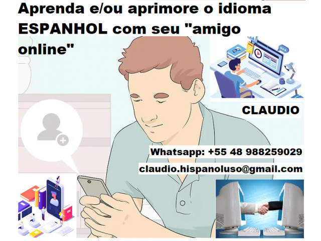 Aprenda Espanhol com professor particular online