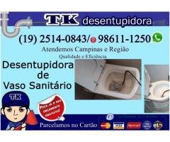 Desentupidora de Vaso Sanitário no Jardim Lisa em Campinas (19) 2514-0843