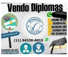 DIPLOMA DE GRADUAÇÃO - MESTRADO - PÓS GRADUAÇÃO - PAGUE APÓS CONFIRMAR