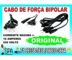 Cabo de Energia Bipolar para Impressora Computador Tv Rádio Ps2 em Salvador Ba