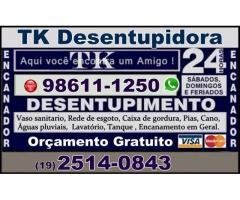 Desentupidora Caixa de Gordura no Jardim Colonial em Campinas (19) 2514-0843