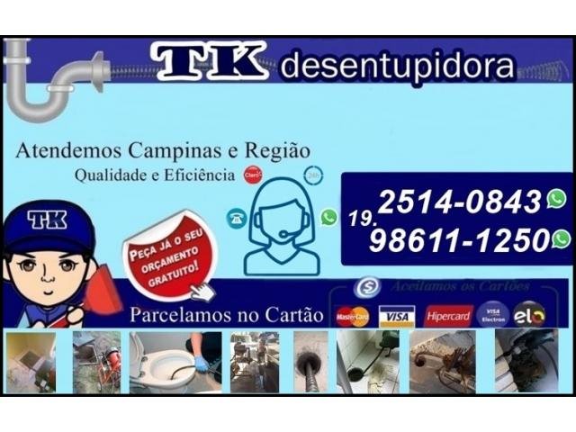 Encanador Para Desentupimento de Vaso Sanitário em Campinas (19) 98611-1250