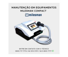 MANUTENÇÃO NOS EQUIPAMENTOS DE ESTÉTICA MILESMAN PREMIUM E COMPACT BRASIL