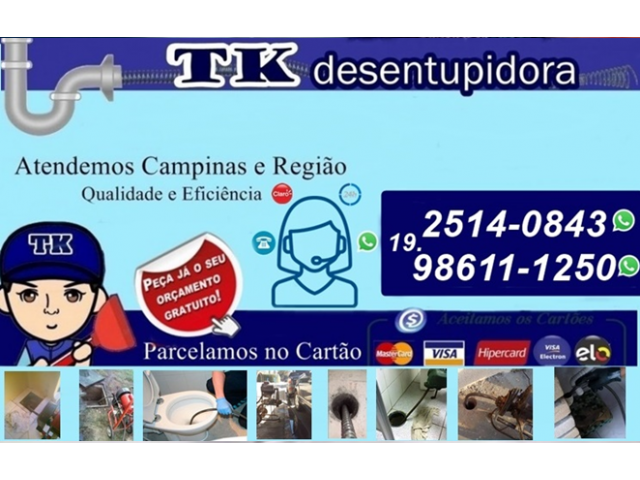 Desentupidora de Caixa de Gordura em Campinas (19) 2514-0843