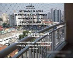 Telas de Proteção na Saude, Rua Paracatu, (11)  5524-7412 ,.