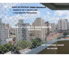Telas de Proteção na Saude, Rua Paracatu, (11)  5524-7412 ,.