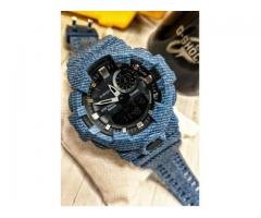 G-shock Gba-800 Jeans Azul Linha Gold A Prova D'água