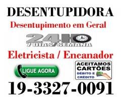 Desentupidora no Vila Mingone em Campinas 19-3327-0091